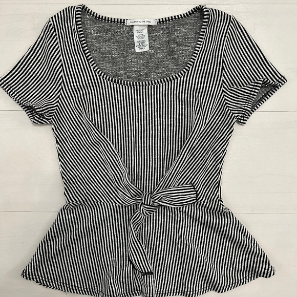 Striped Tie Shirt - Picture 1 of 3